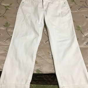 White LOFT JEANS